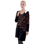 San Fransisco Usa California Water Hooded Pocket Cardigan
