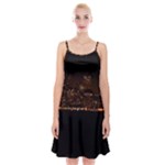 San Fransisco Usa California Water Spaghetti Strap Velvet Dress