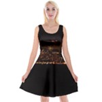 San Fransisco Usa California Water Reversible Velvet Sleeveless Dress
