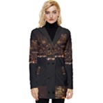 San Fransisco Usa California Water Button Up Hooded Coat 