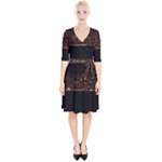 San Fransisco Usa California Water Wrap Up Cocktail Dress