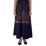 San Fransisco Usa California Water Flared Maxi Skirt