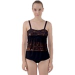 San Fransisco Usa California Water Twist Front Tankini Set
