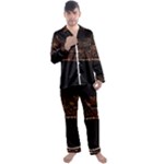 San Fransisco Usa California Water Men s Long Sleeve Satin Pajamas Set