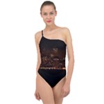 San Fransisco Usa California Water Classic One Shoulder Swimsuit