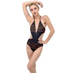San Fransisco Usa California Water Plunging Cut Out Swimsuit