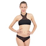 San Fransisco Usa California Water High Neck Bikini Set