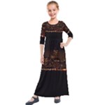 San Fransisco Usa California Water Kids  Quarter Sleeve Maxi Dress