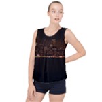San Fransisco Usa California Water Bubble Hem Chiffon Tank Top
