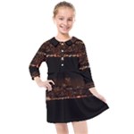 San Fransisco Usa California Water Kids  Quarter Sleeve Shirt Dress