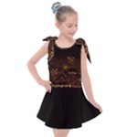 San Fransisco Usa California Water Kids  Tie Up Tunic Dress