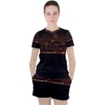 San Fransisco Usa California Water Women s T-Shirt and Shorts Set