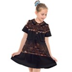San Fransisco Usa California Water Kids  Short Sleeve Shirt Dress