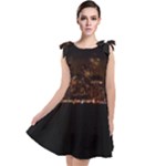 San Fransisco Usa California Water Tie Up Tunic Dress