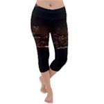 San Fransisco Usa California Water Lightweight Velour Capri Yoga Leggings