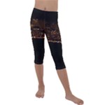 San Fransisco Usa California Water Kids  Lightweight Velour Capri Leggings 