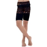 San Fransisco Usa California Water Kids  Lightweight Velour Cropped Yoga Leggings