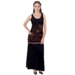 San Fransisco Usa California Water Sleeveless Velour Maxi Dress
