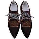 San Fransisco Usa California Water Pointed Oxford Shoes