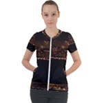 San Fransisco Usa California Water Short Sleeve Zip Up Jacket