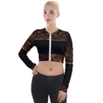 San Fransisco Usa California Water Long Sleeve Cropped Velvet Jacket