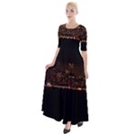 San Fransisco Usa California Water Half Sleeves Maxi Dress