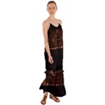 San Fransisco Usa California Water Cami Maxi Ruffle Chiffon Dress