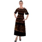 San Fransisco Usa California Water Shoulder Straps Boho Maxi Dress 