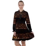 San Fransisco Usa California Water All Frills Chiffon Dress