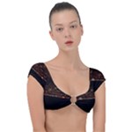 San Fransisco Usa California Water Cap Sleeve Ring Bikini Top
