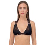 San Fransisco Usa California Water Double Strap Halter Bikini Top