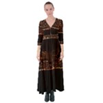 San Fransisco Usa California Water Button Up Maxi Dress