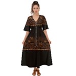 San Fransisco Usa California Water Kimono Sleeve Boho Dress