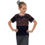 San Fransisco Usa California Water Kids  Mesh Piece T-Shirt