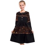 San Fransisco Usa California Water Kids  Midi Sailor Dress