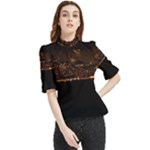 San Fransisco Usa California Water Frill Neck Blouse
