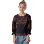 San Fransisco Usa California Water Kids  Cuff Sleeve Top