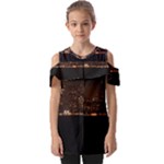 San Fransisco Usa California Water Fold Over Open Sleeve Top