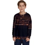 San Fransisco Usa California Water Kids  Crewneck Sweatshirt