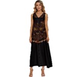 San Fransisco Usa California Water V-Neck Sleeveless Loose Fit Overalls