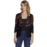San Fransisco Usa California Water Women s One-Button 3/4 Sleeve Short Jacket
