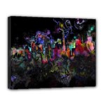 Grunge Paint Splatter Splash Ink Canvas 14  x 11  (Stretched)