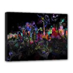 Grunge Paint Splatter Splash Ink Canvas 16  x 12  (Stretched)
