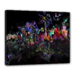 Grunge Paint Splatter Splash Ink Canvas 20  x 16  (Stretched)