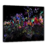 Grunge Paint Splatter Splash Ink Canvas 24  x 20  (Stretched)