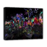 Grunge Paint Splatter Splash Ink Deluxe Canvas 20  x 16  (Stretched)