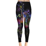 Grunge Paint Splatter Splash Ink Everyday Leggings 