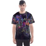 Grunge Paint Splatter Splash Ink Men s Sport Mesh T-Shirt