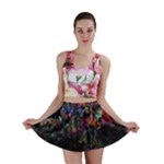 Grunge Paint Splatter Splash Ink Mini Skirt