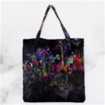Grunge Paint Splatter Splash Ink Grocery Tote Bag
